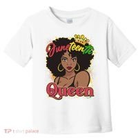 Juneteenth Queen Black African American Woman Afro Toddler T-Shirt thumb 0
