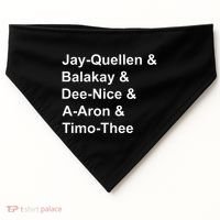 Jay Quellen & Balakay & Dee Nice & A Aron & Timo Thee USA-Made Doggie Bandana thumb 0