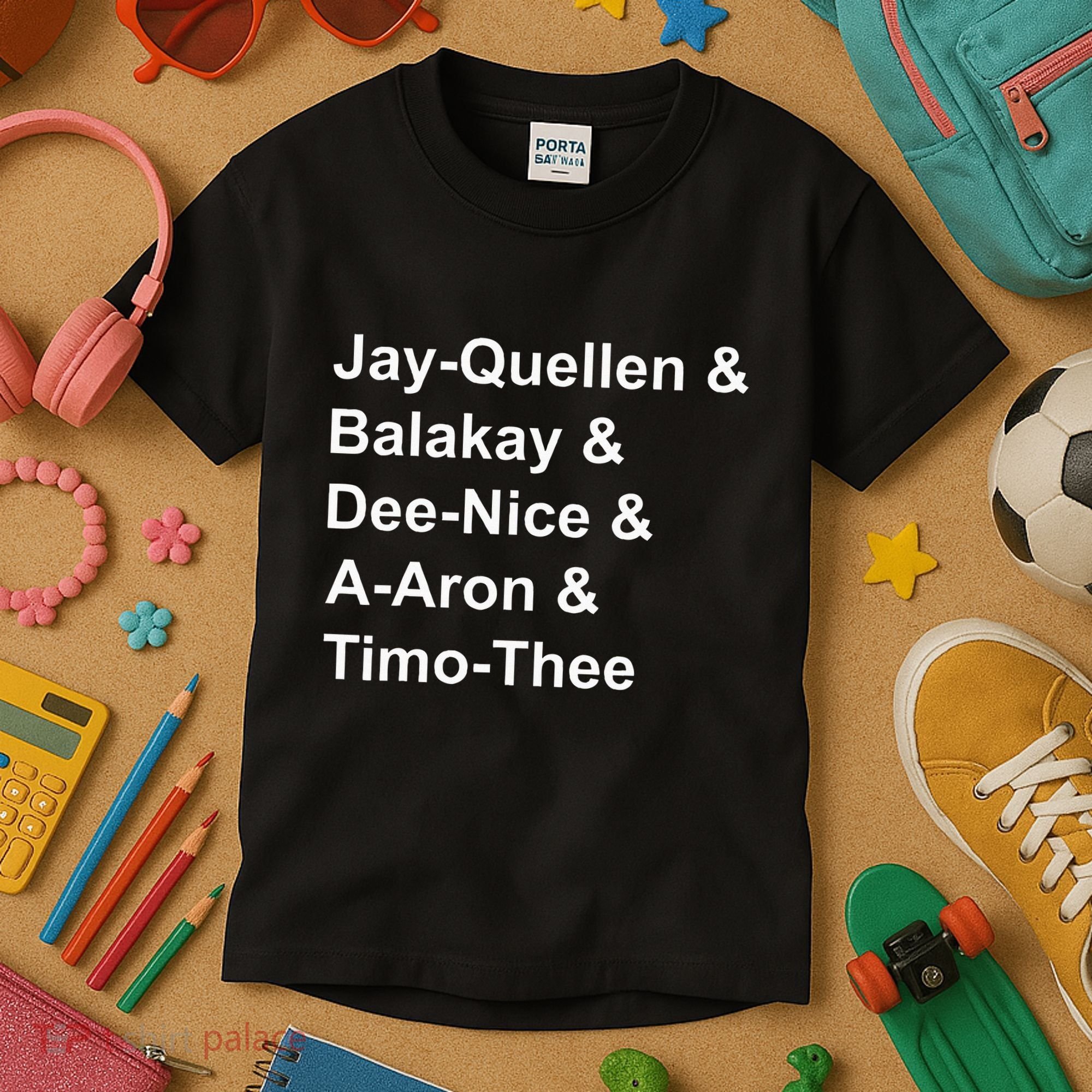 Jay Quellen & Balakay & Dee Nice & A Aron & Timo Thee Kids T-Shirt