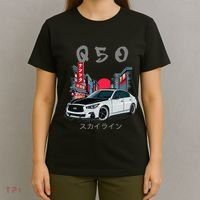 Jdm Q50 Car Lover Enthusiast Skyline T-Shirt thumb 4