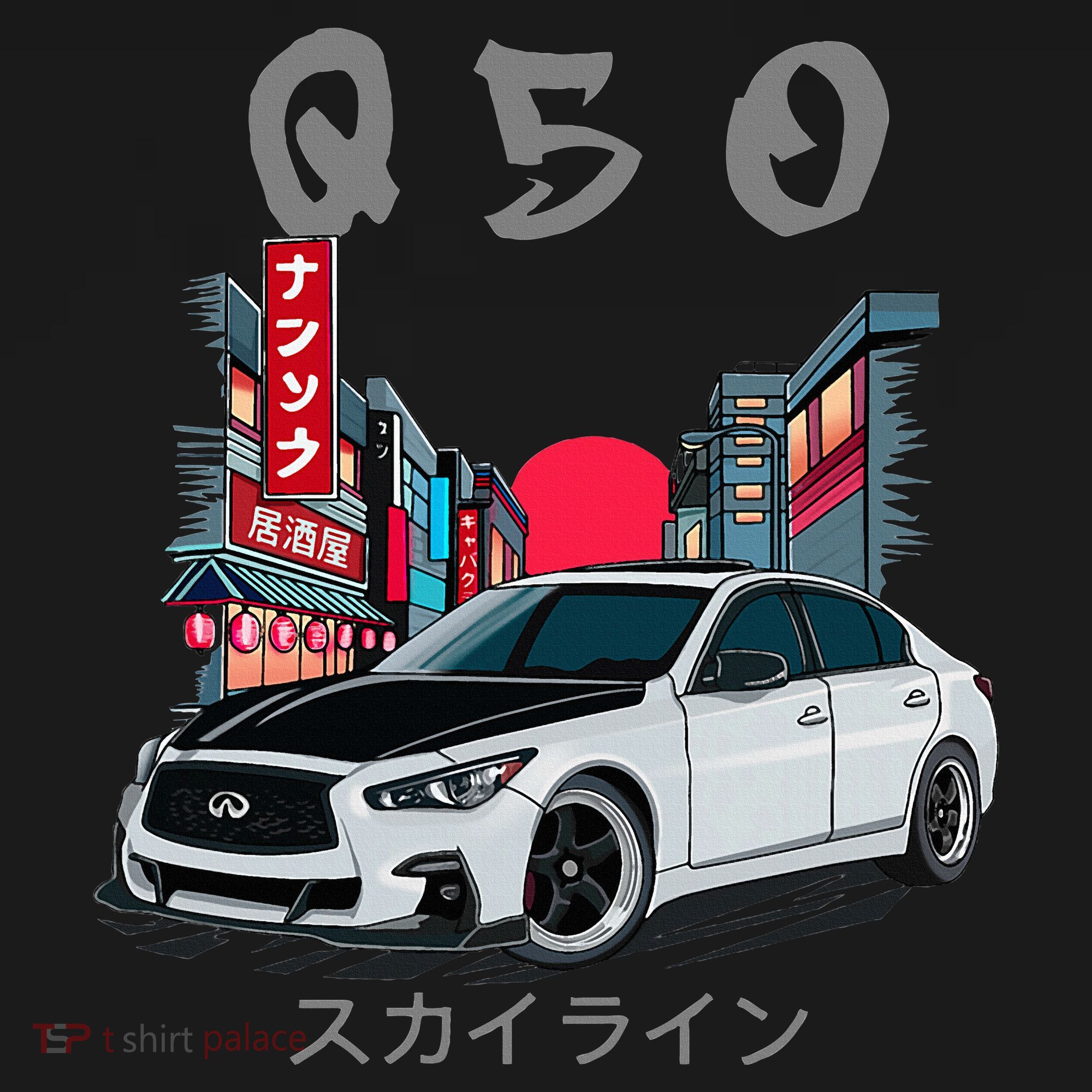 Jdm Q50 Car Lover Enthusiast Skyline T-Shirt