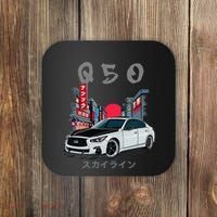 Jdm Q50 Car Lover Enthusiast Skyline Coaster thumb 0