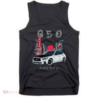 Jdm Q50 Car Lover Enthusiast Skyline Tank Top thumb 0