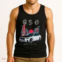 Jdm Q50 Car Lover Enthusiast Skyline Tank Top thumb 3