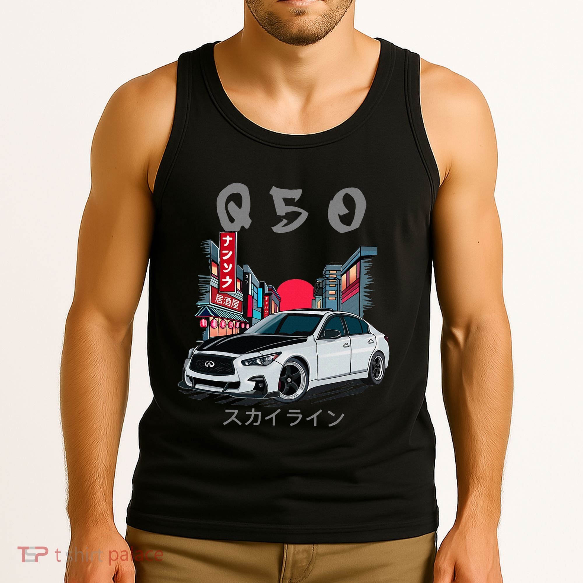 Jdm Q50 Car Lover Enthusiast Skyline Tank Top