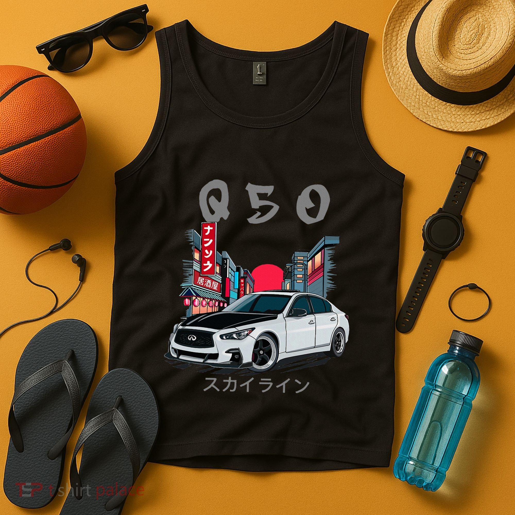 Jdm Q50 Car Lover Enthusiast Skyline Tank Top