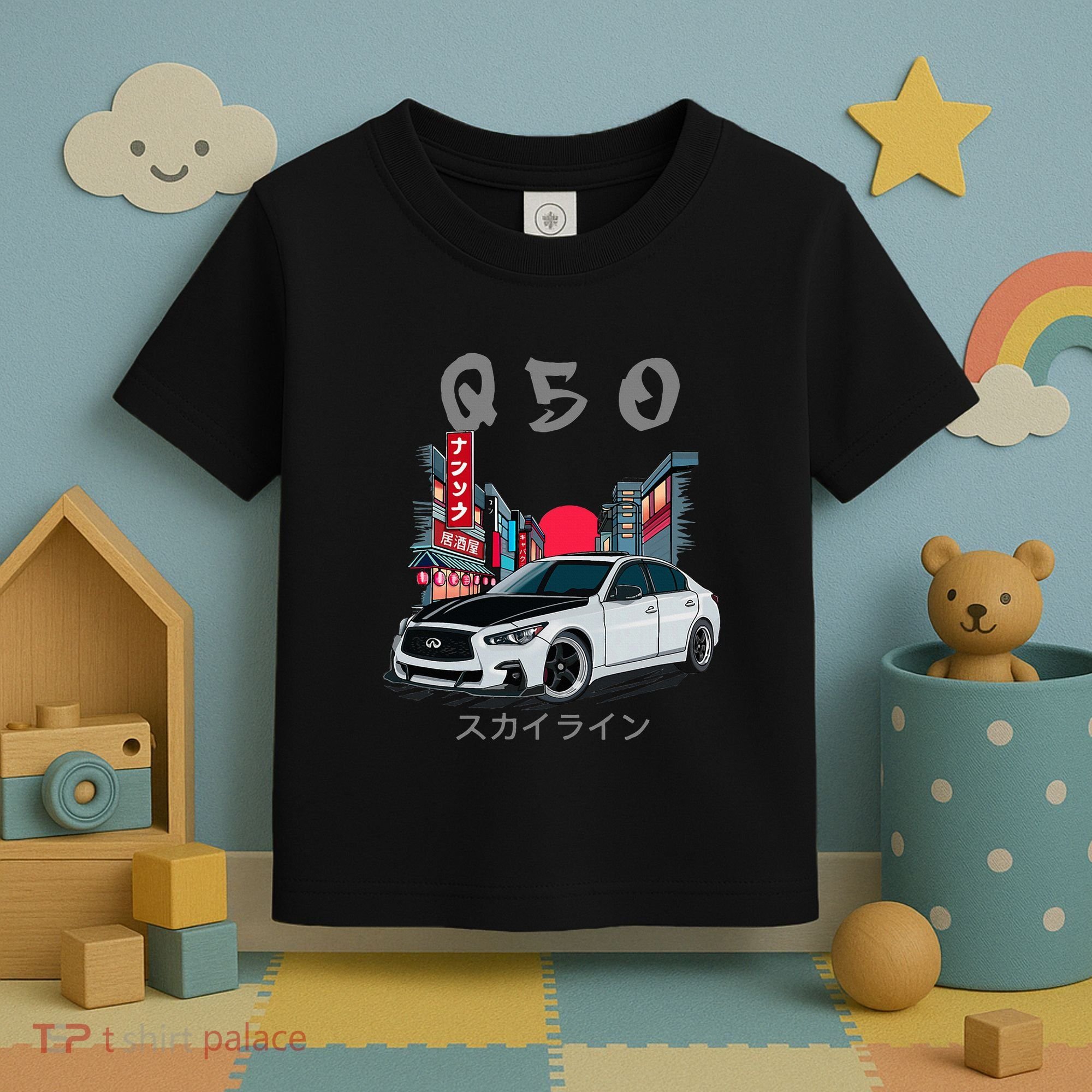 Jdm Q50 Car Lover Enthusiast Skyline Toddler T-Shirt