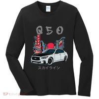 Jdm Q50 Car Lover Enthusiast Skyline Women's Long Sleeve Shirt thumb 0