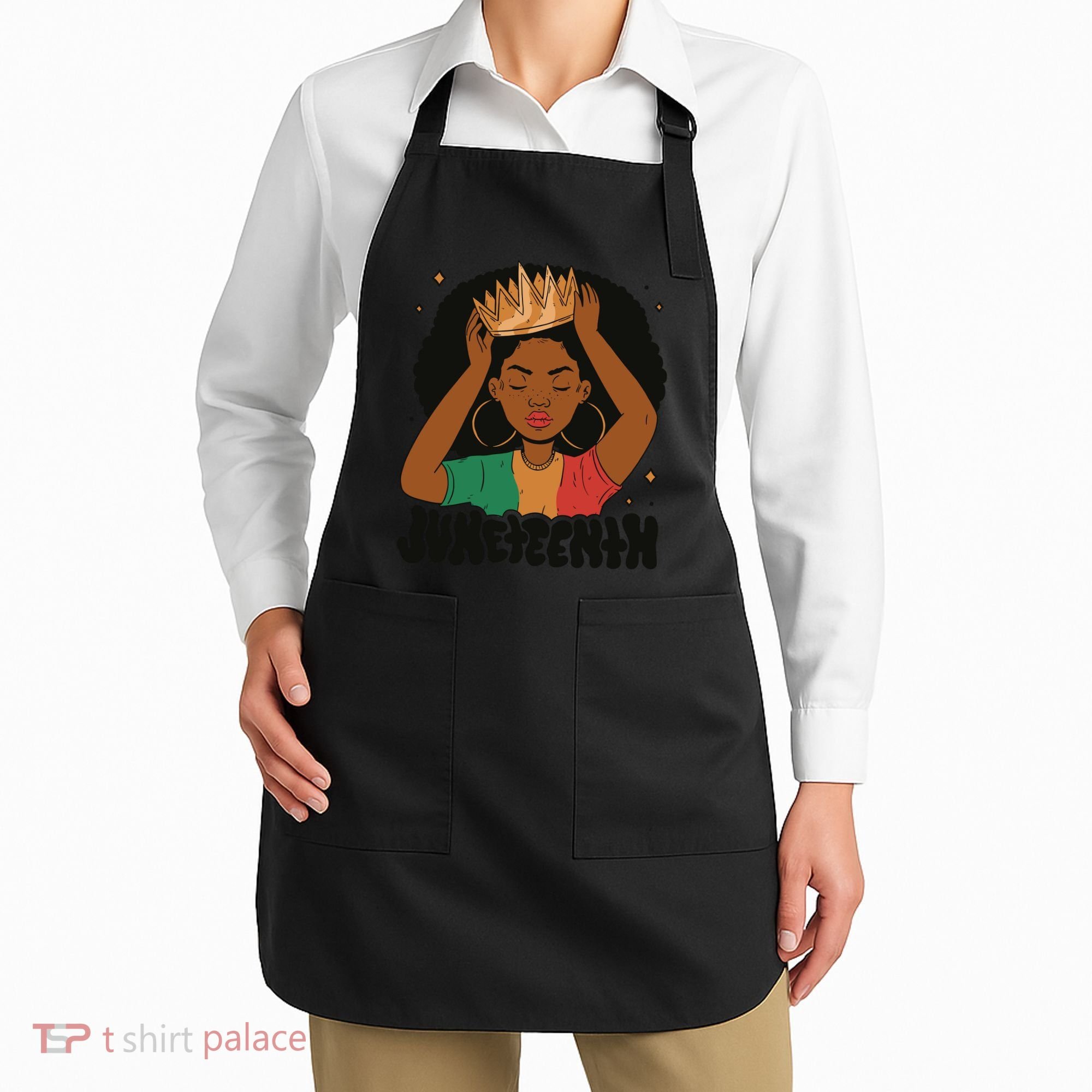 Juneteenth Queen Female Apron