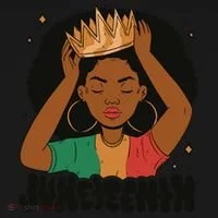 Juneteenth Queen Female Bucket Hat thumb 4