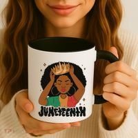 Juneteenth Queen Female Coffee Mug thumb 3