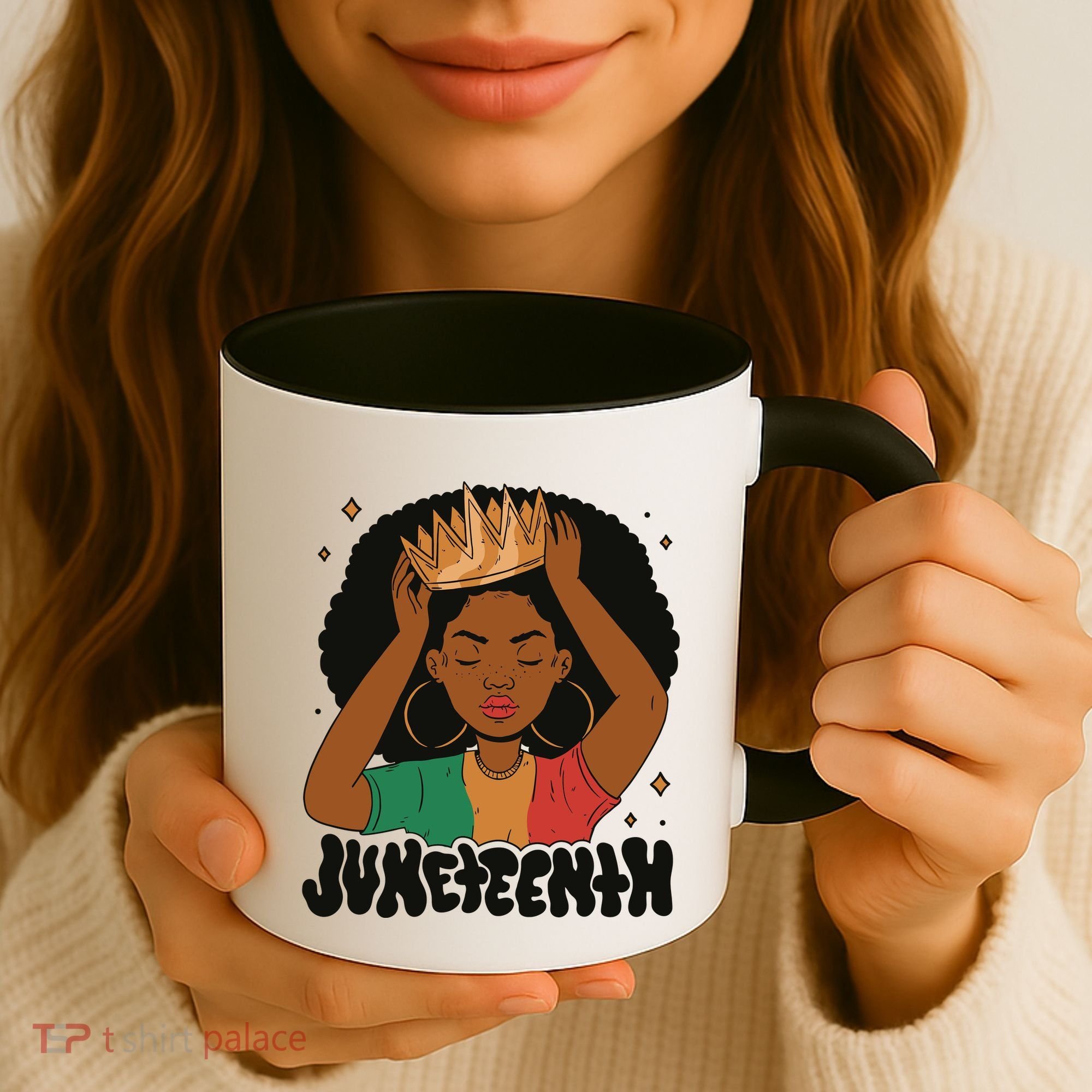 Juneteenth Queen Female Coffee Mug