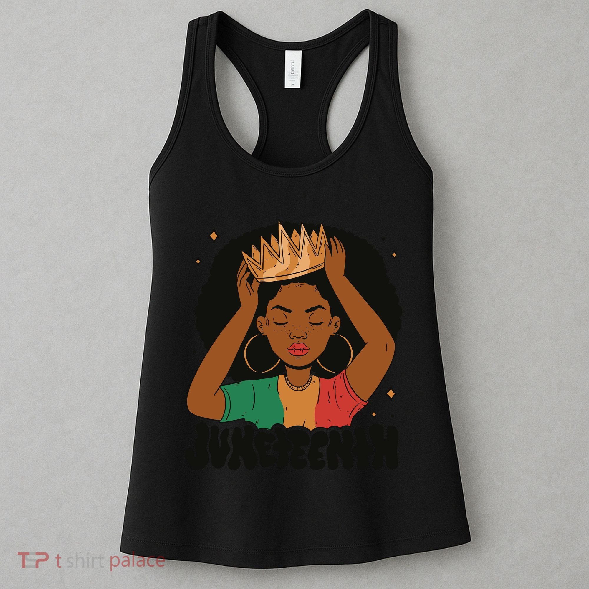 Juneteenth Queen Female Women's Tank Top