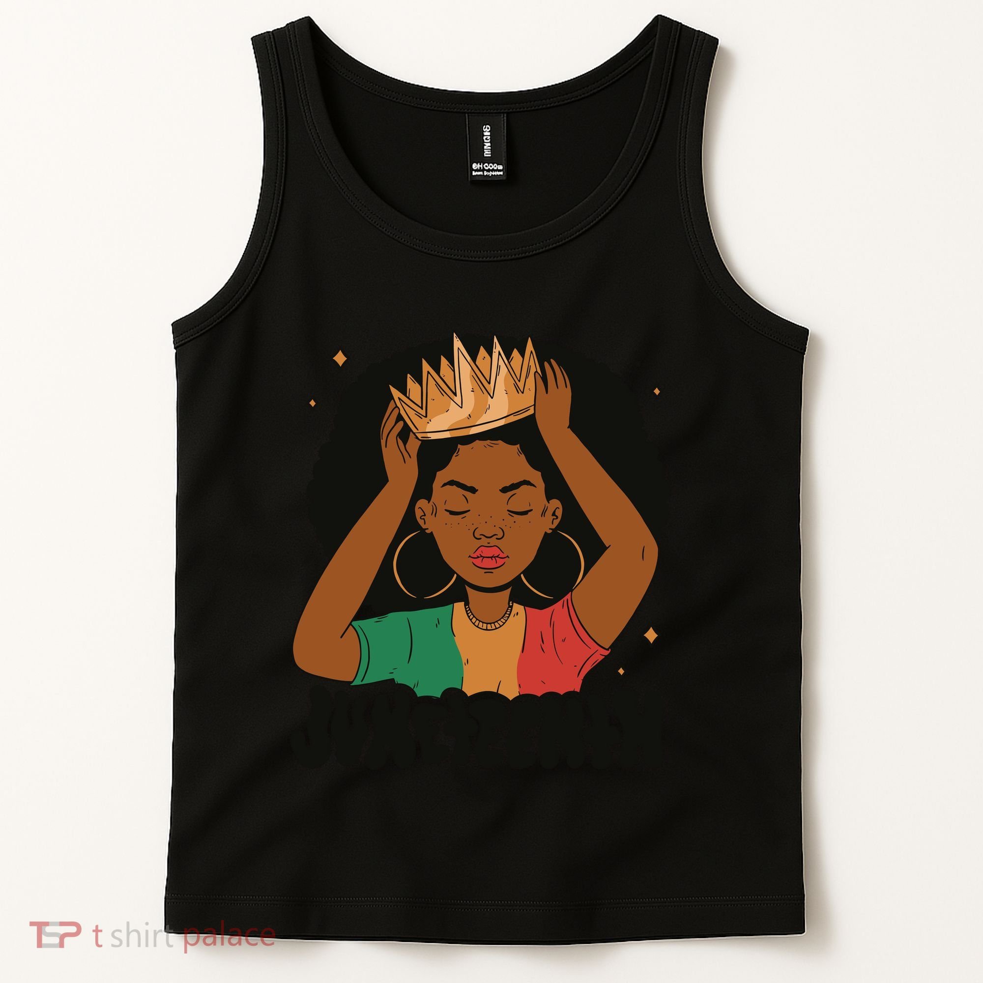 Juneteenth Queen Female Tank Top