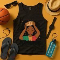 Juneteenth Queen Female Tank Top thumb 4