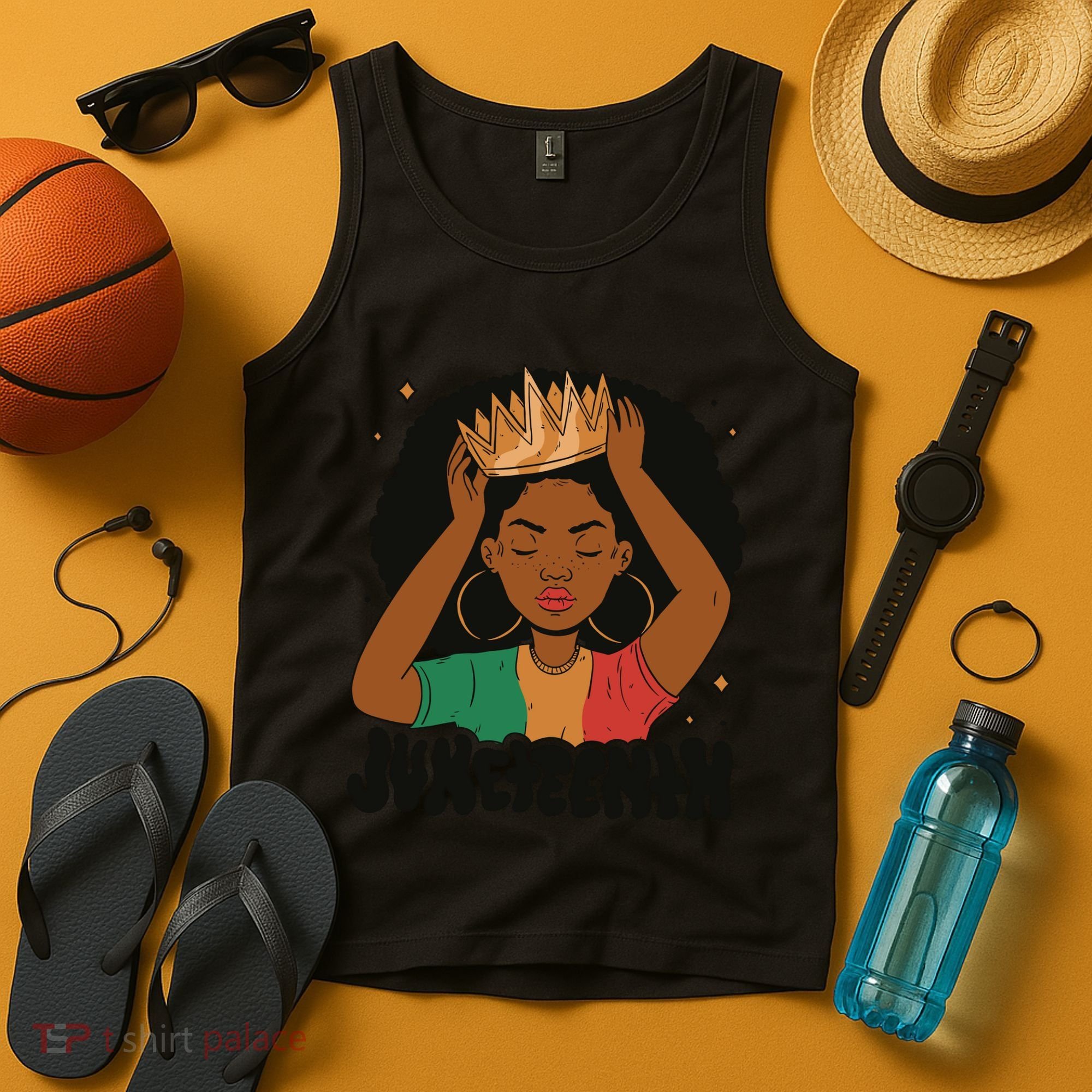 Juneteenth Queen Female Tank Top
