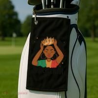 Juneteenth Queen Female Golf Towel thumb 2