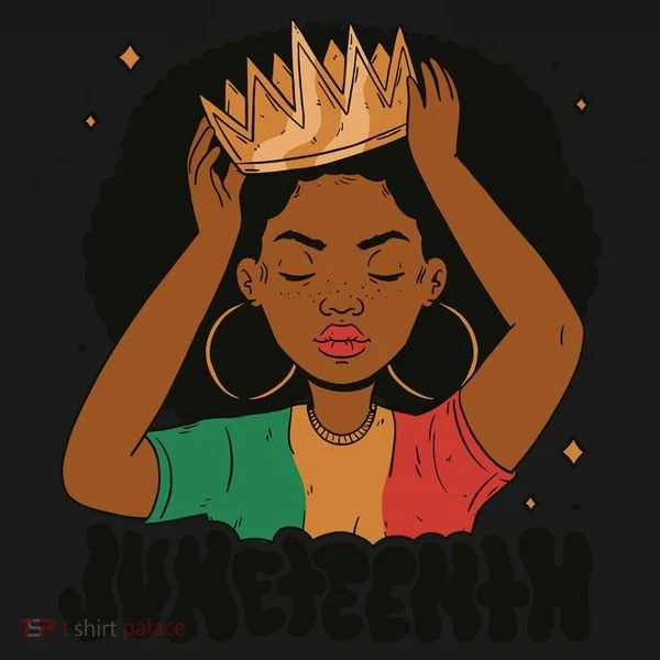 Juneteenth Queen Female Women's Long Sleeve Shirt