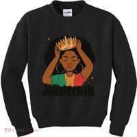 Juneteenth Queen Female Kids Sweatshirt thumb 0