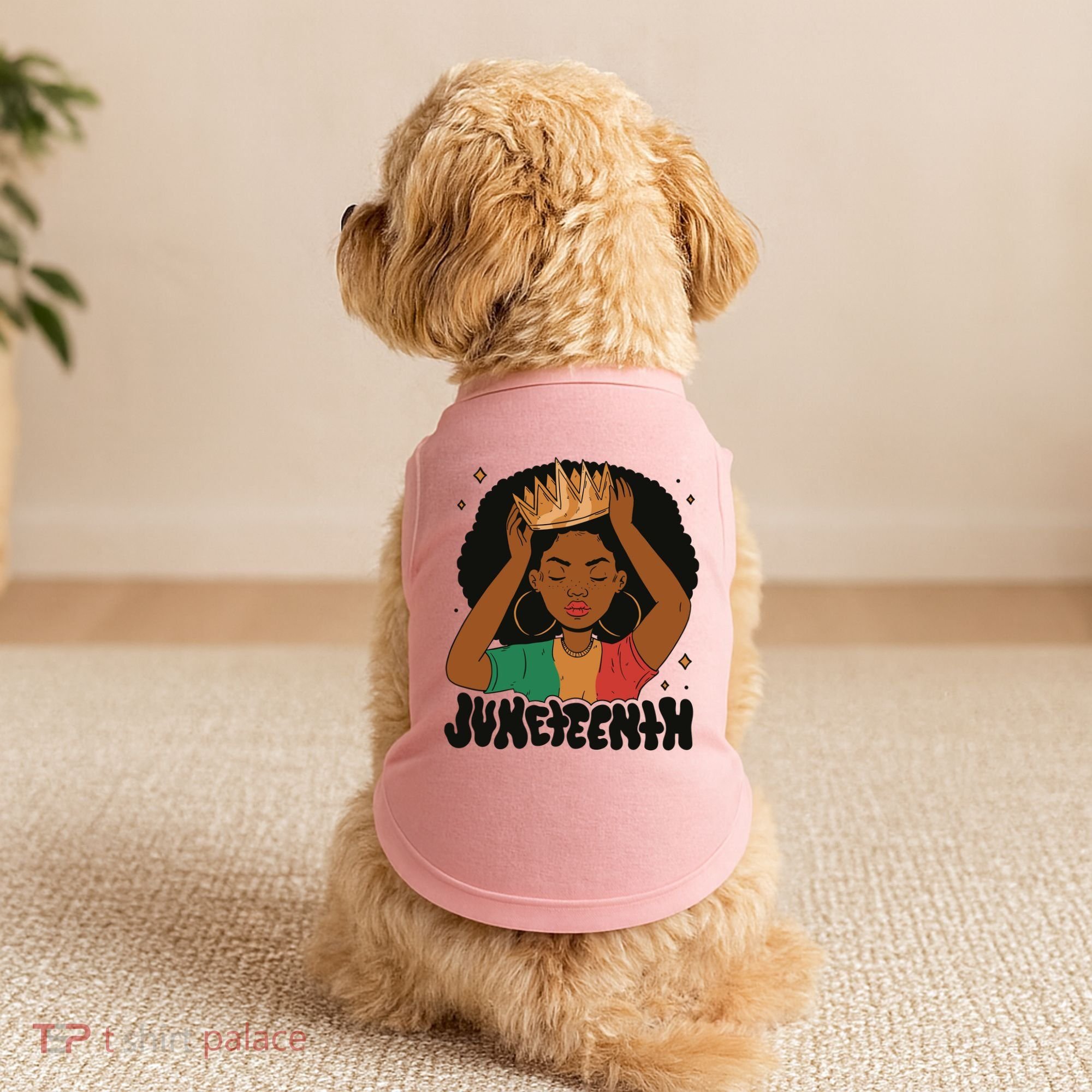 Juneteenth Queen Female Doggie Tank