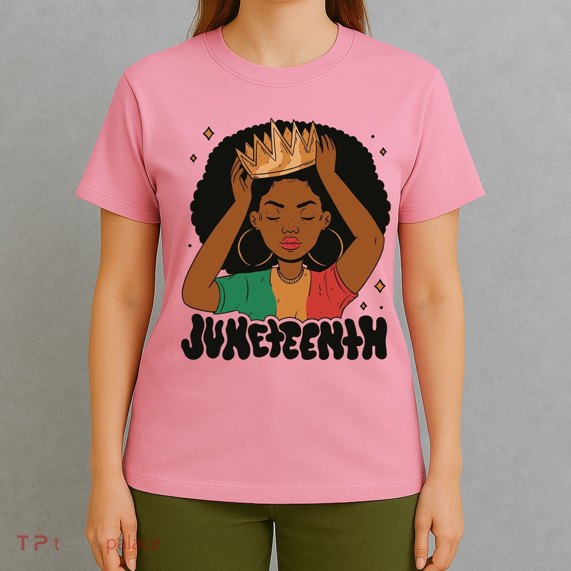 Juneteenth Queen Female T-Shirt