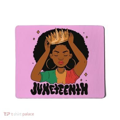 Juneteenth Queen Female Mousepad