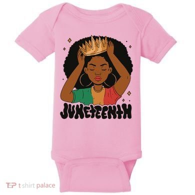 Juneteenth Queen Female Baby Bodysuit