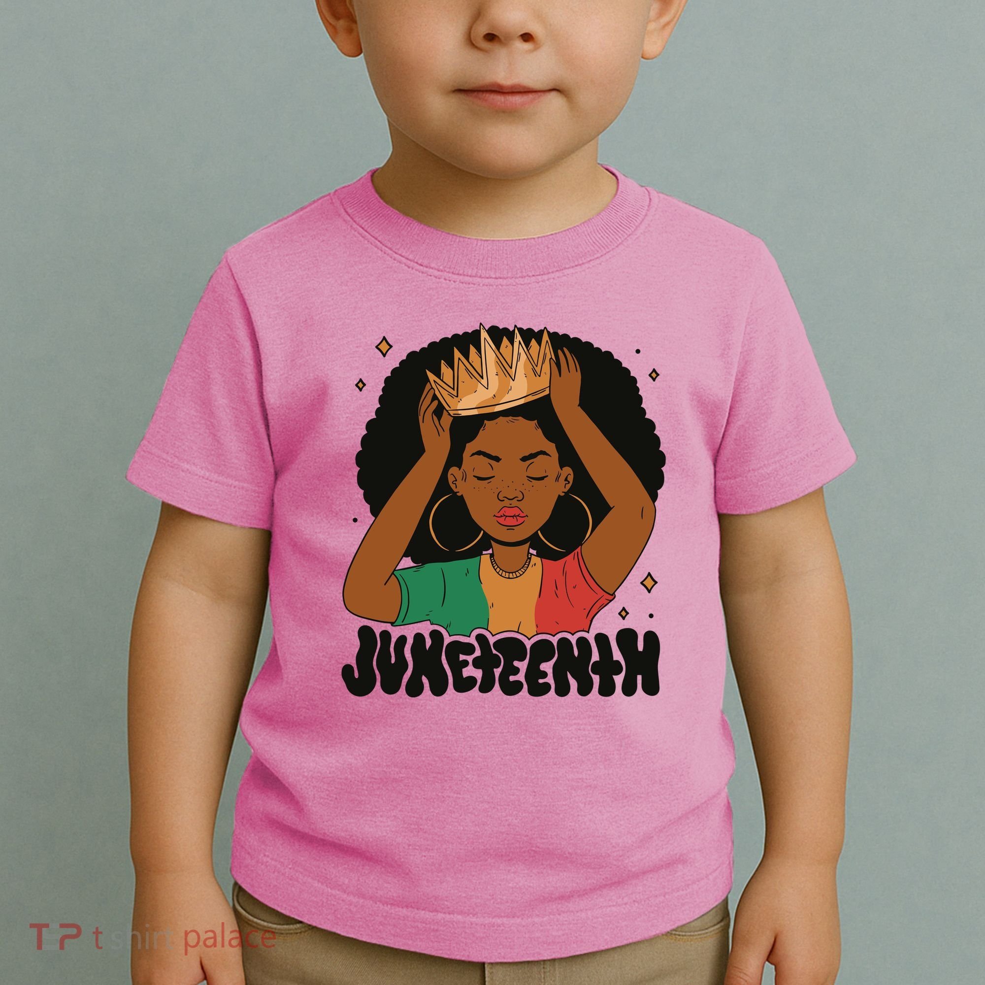 Juneteenth Queen Female Toddler T-Shirt