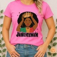 Juneteenth Queen Female Women's T-Shirt thumb 2