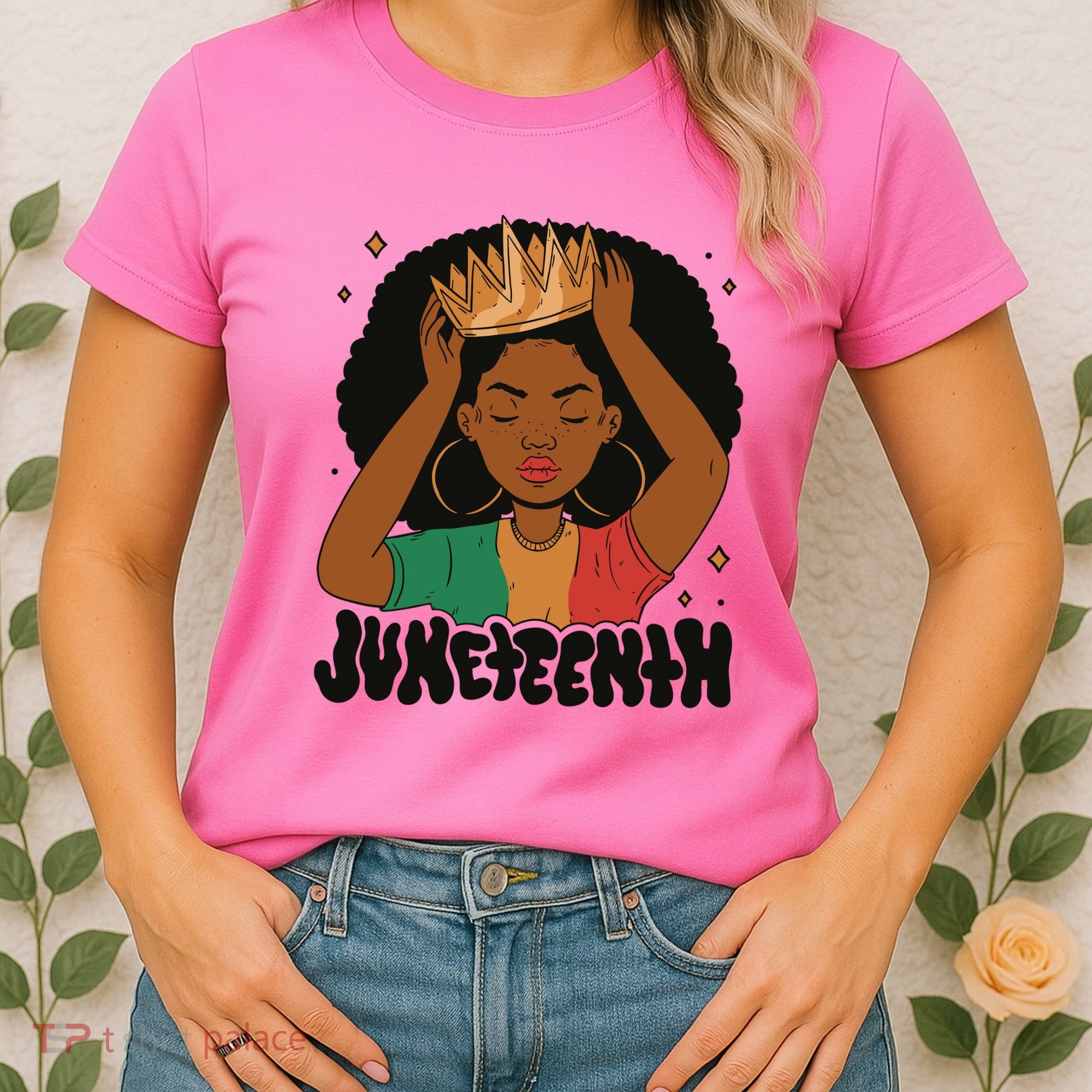 Juneteenth Queen Female Women's T-Shirt