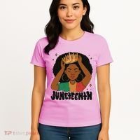 Juneteenth Queen Female Women's T-Shirt thumb 4