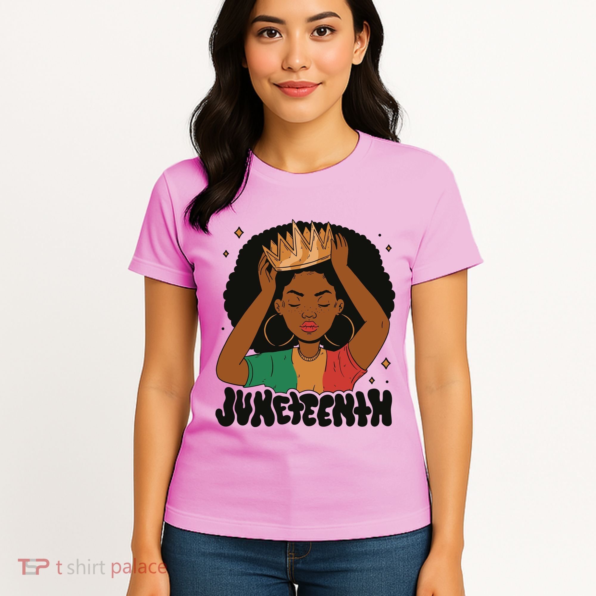Juneteenth Queen Female Women's T-Shirt