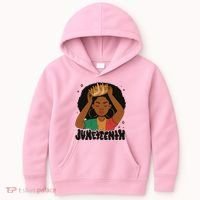 Juneteenth Queen Female Kids Hoodie thumb 0