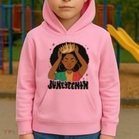 Juneteenth Queen Female Kids Hoodie thumb 2