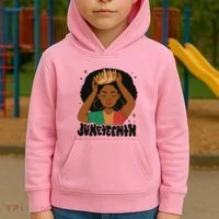 Juneteenth Queen Female Kids Hoodie thumb 2