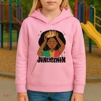 Juneteenth Queen Female Kids Hoodie thumb 3