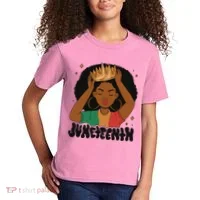 Juneteenth Queen Female Kids T-Shirt thumb 2
