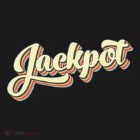 Jackpot Retro Art Baseball Font Vintage T-Shirt thumb 7
