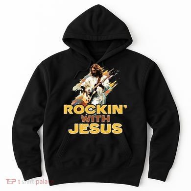 Jesus Rock And Roll Jesus Is King Meme Hoodie