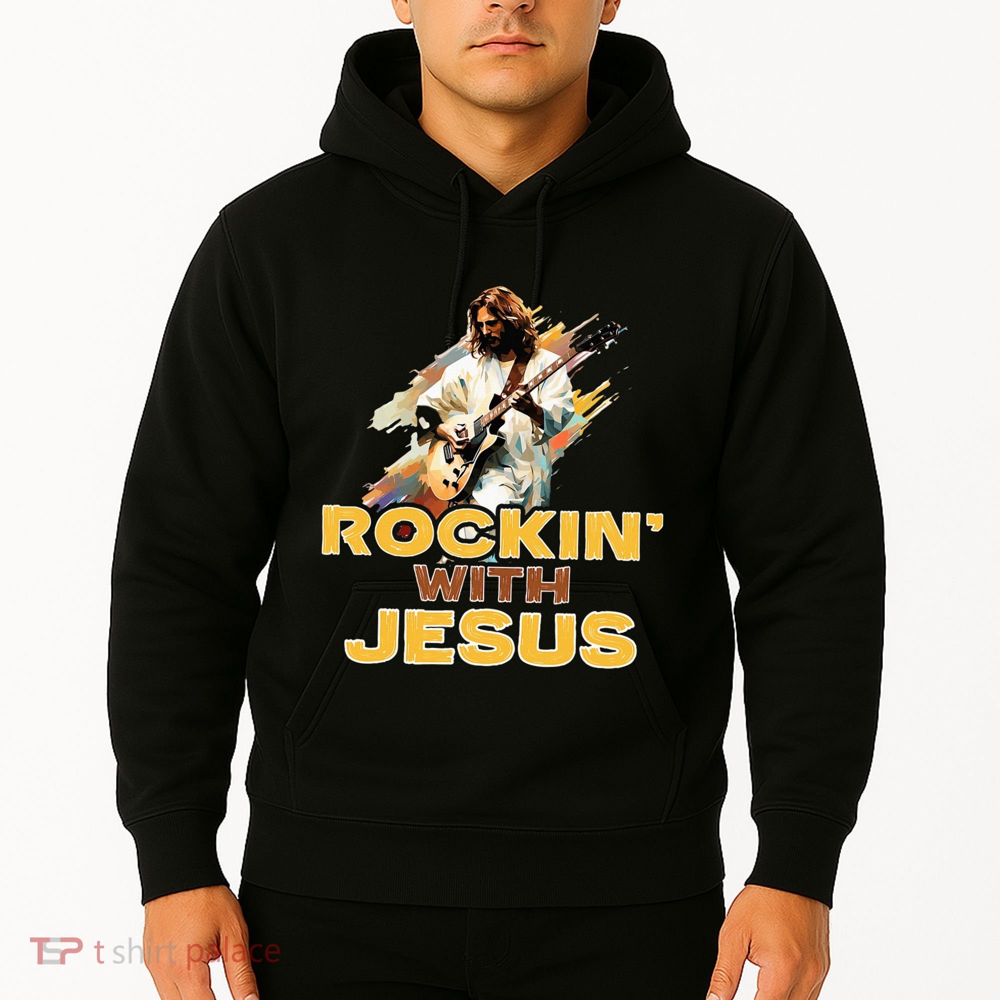 Jesus Rock And Roll Jesus Is King Meme Hoodie