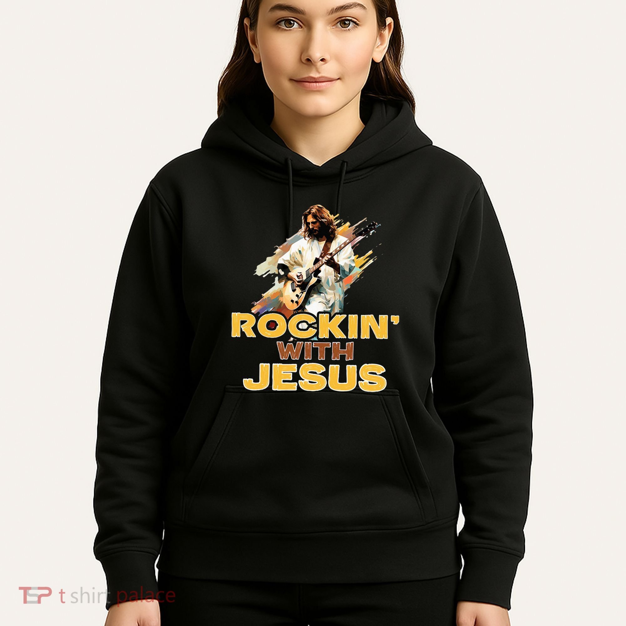 Jesus Rock And Roll Jesus Is King Meme Hoodie