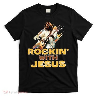 Jesus Rock And Roll Jesus Is King Meme T-Shirt