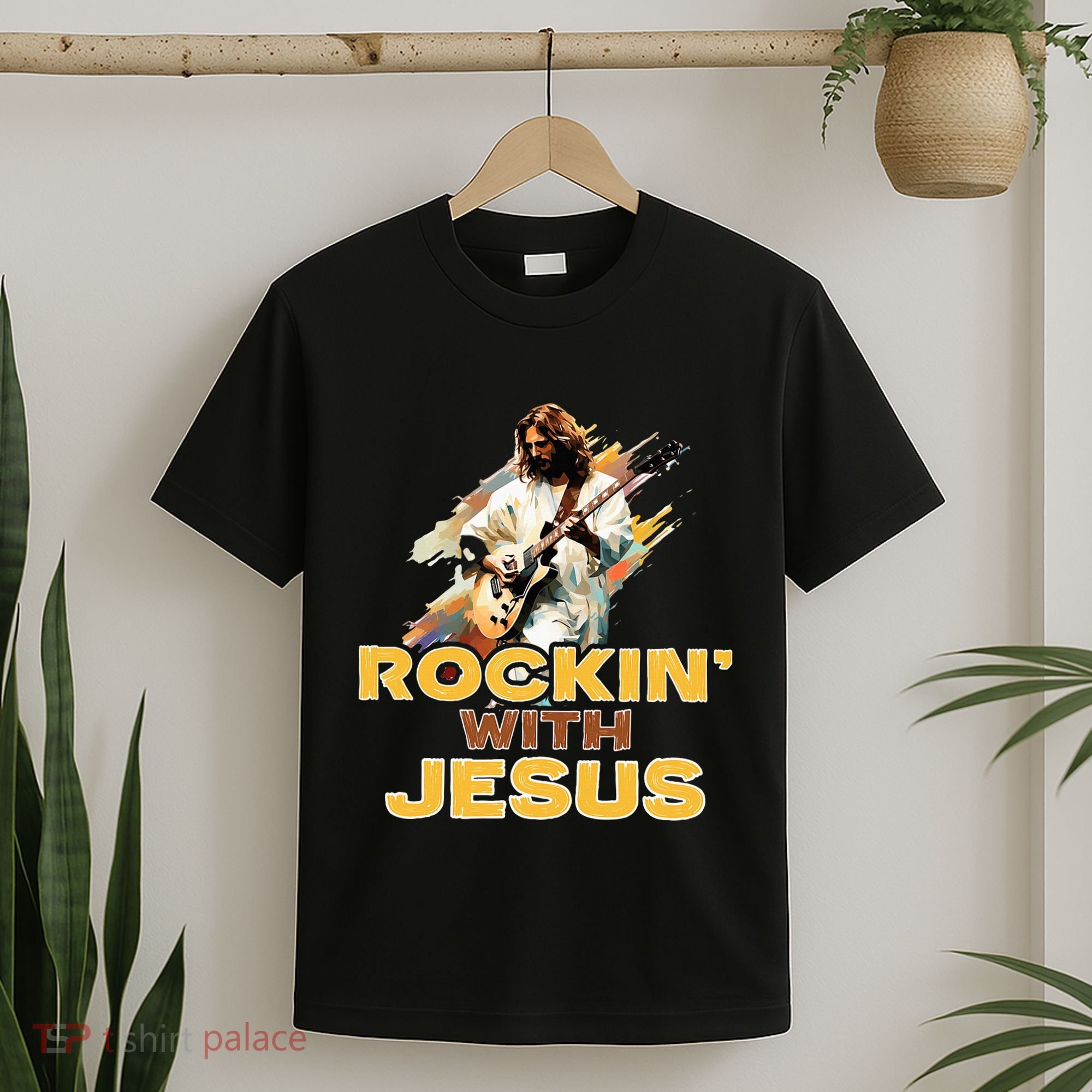 Jesus Rock And Roll Jesus Is King Meme T-Shirt