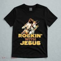 Jesus Rock And Roll Jesus Is King Meme T-Shirt thumb 5