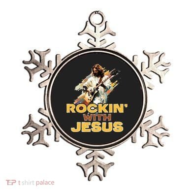 Jesus Rock And Roll Jesus Is King Meme Ornament