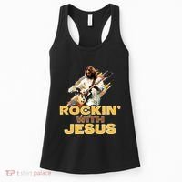 Jesus Rock And Roll Jesus Is King Meme Women's Tank Top thumb 0