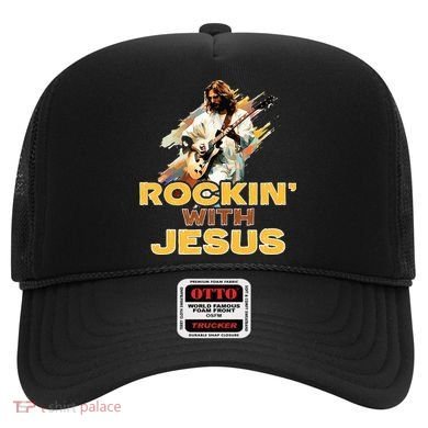 Jesus Rock And Roll Jesus Is King Meme Hat