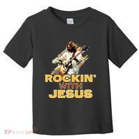 Jesus Rock And Roll Jesus Is King Meme Toddler T-Shirt thumb 0