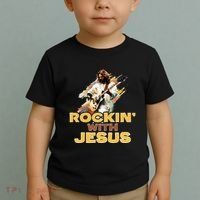 Jesus Rock And Roll Jesus Is King Meme Toddler T-Shirt thumb 2