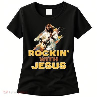 Jesus Rock And Roll Jesus Is King Meme Women's T-Shirt